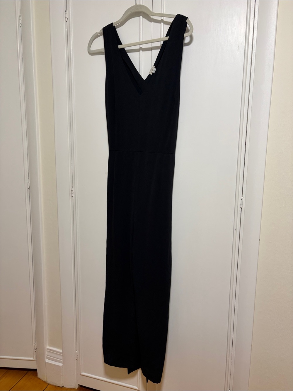 Target Black Sleeveless V-Neck Wide-Leg Jumpsuit